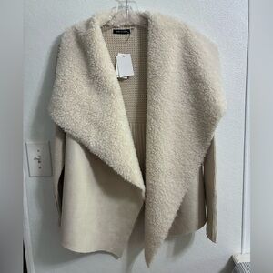 Gaby & Eden Cream Knit Sweater/jacket NWT size S